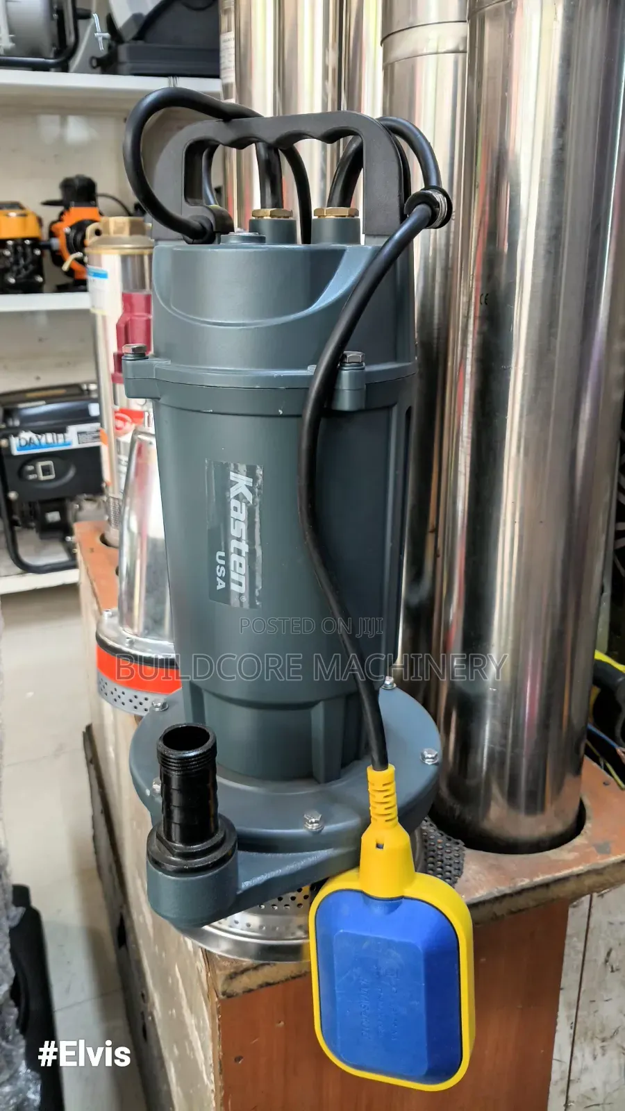 Kasten USA 1Hp QDX Submersible Water Pump With Float Switch