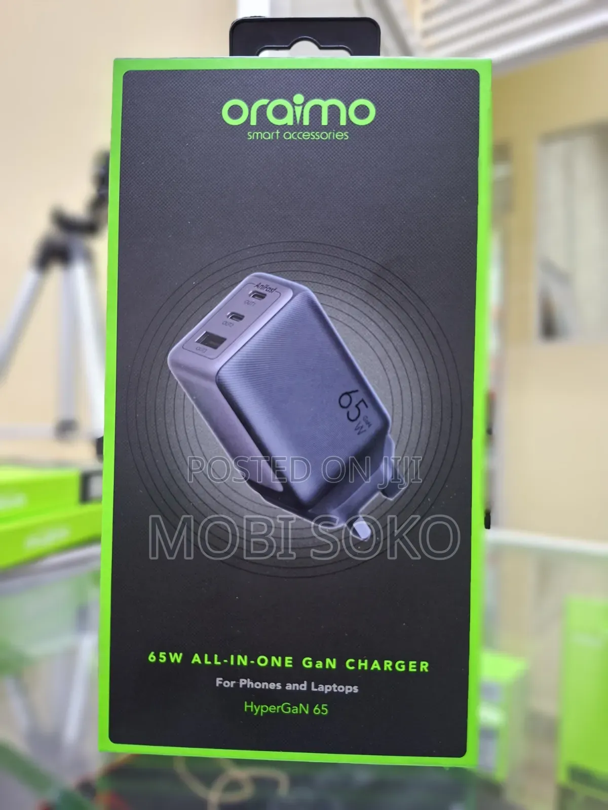 Oraimo HyperGaN 65 65W GaN Wall Charger Kit