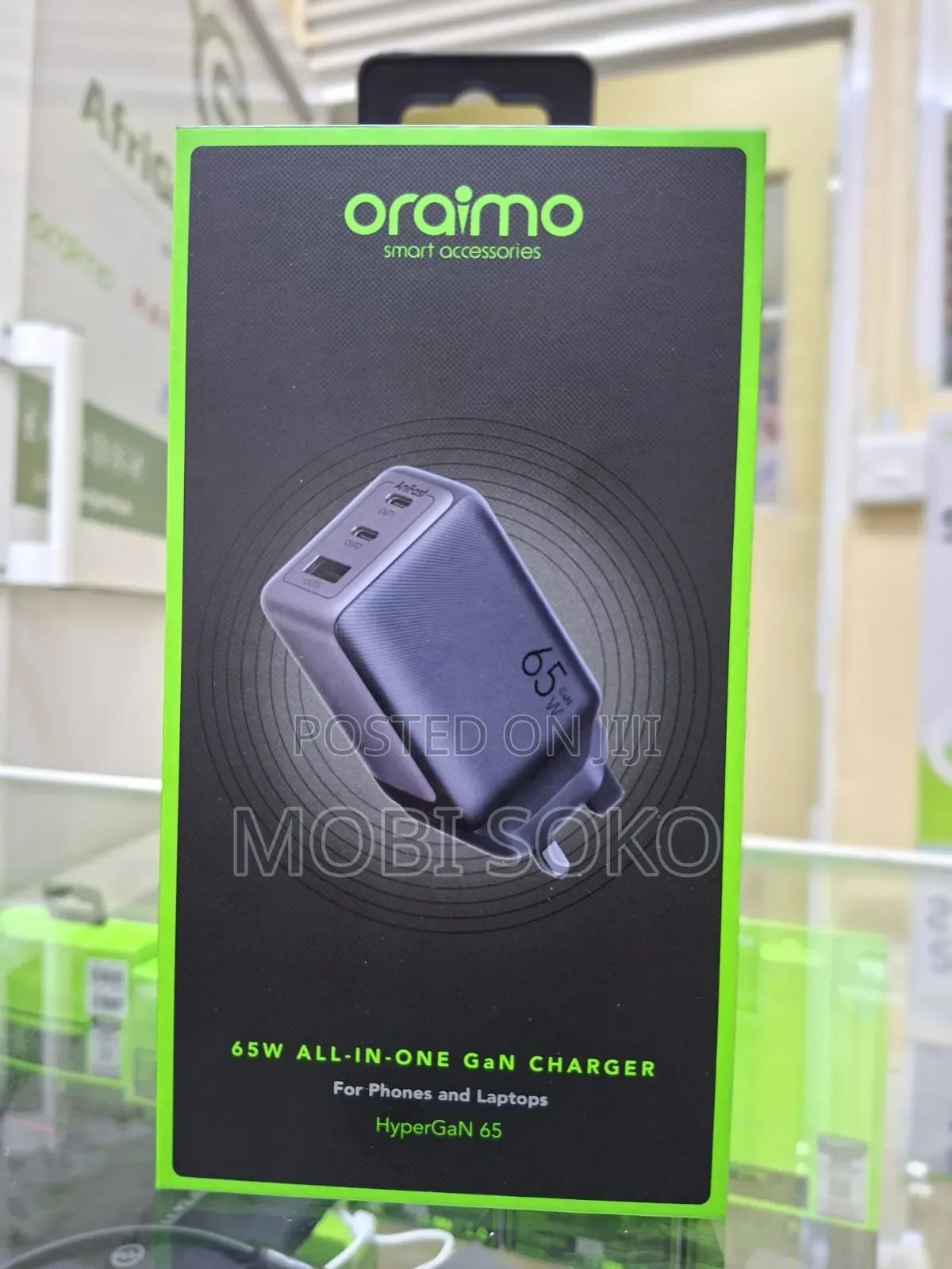 Oraimo HyperGaN 65 65W GaN Wall Charger Kit