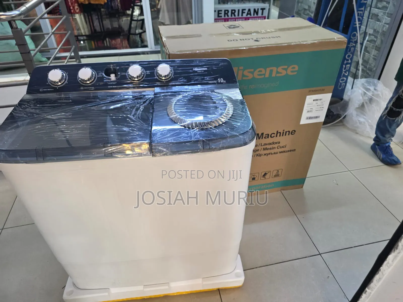 10kg Twin Tub Semi Automatic Washing Machine