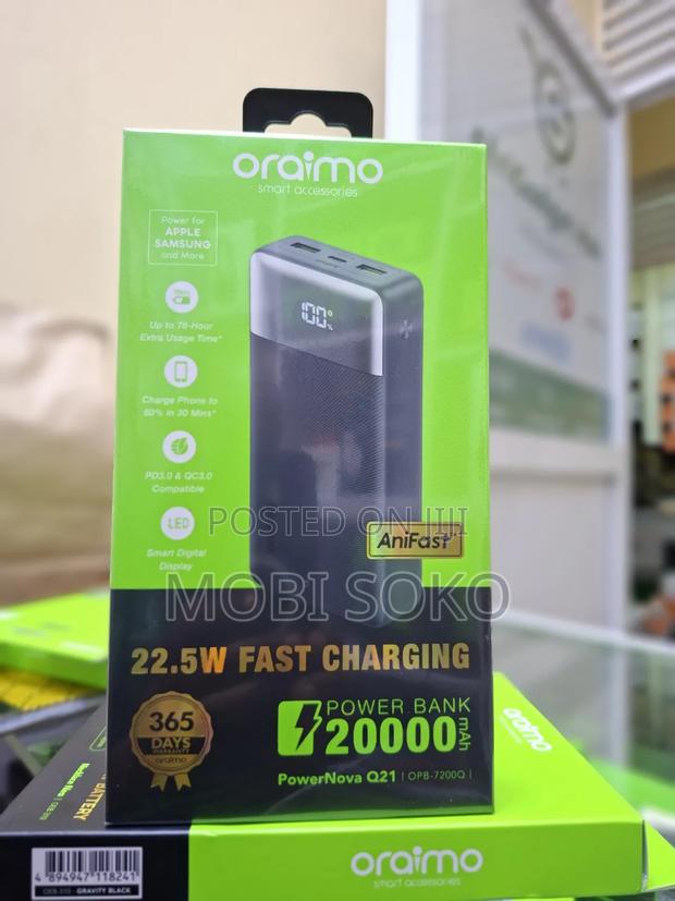 Oraimo PowerNova Q21 20000mAh 22.5W Power Bank
