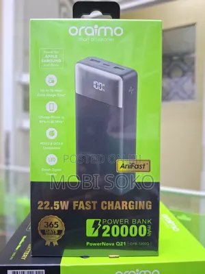 Oraimo PowerNova Q21 20000mAh 22.5W Power Bank