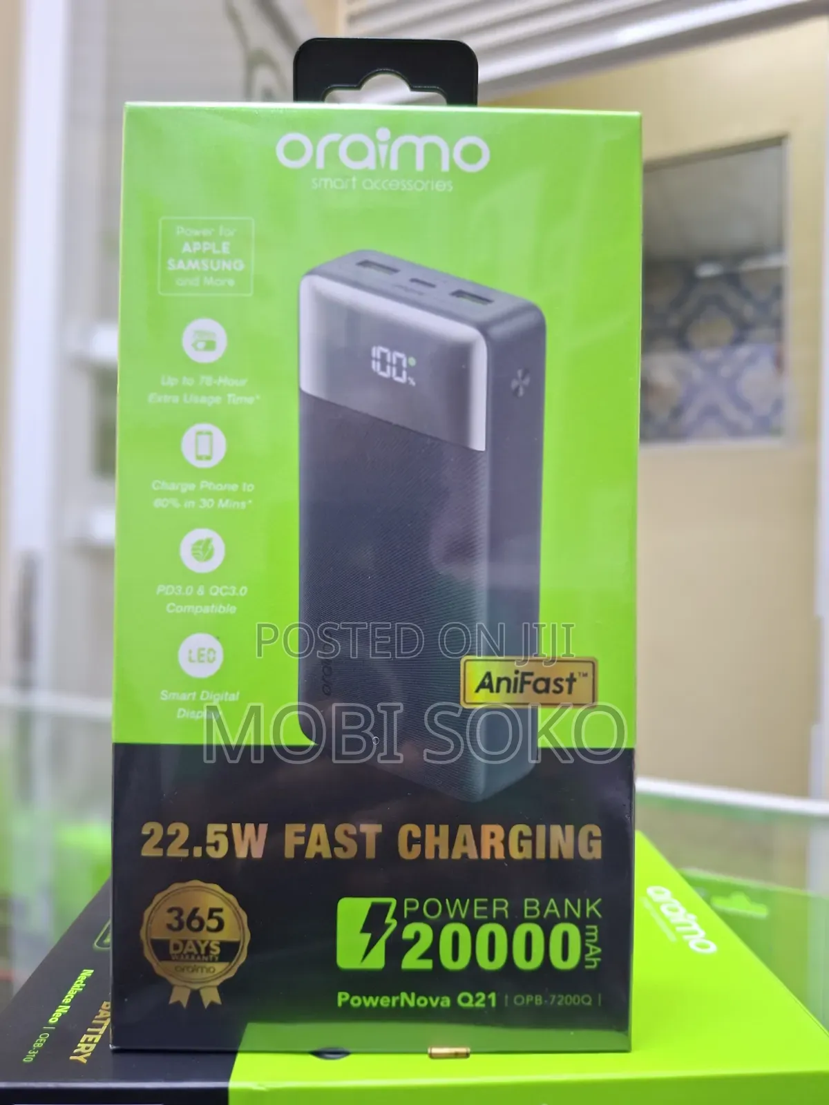Oraimo PowerNova Q21 20000mAh 22.5W Power Bank