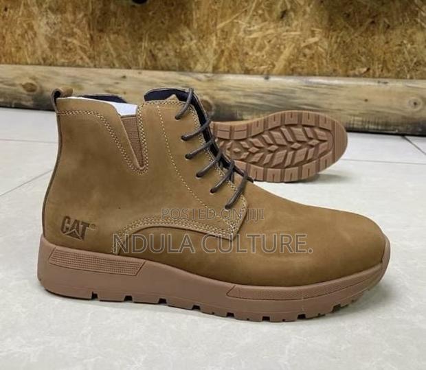 Caterpillar Leather Boots - thumbnail 4
