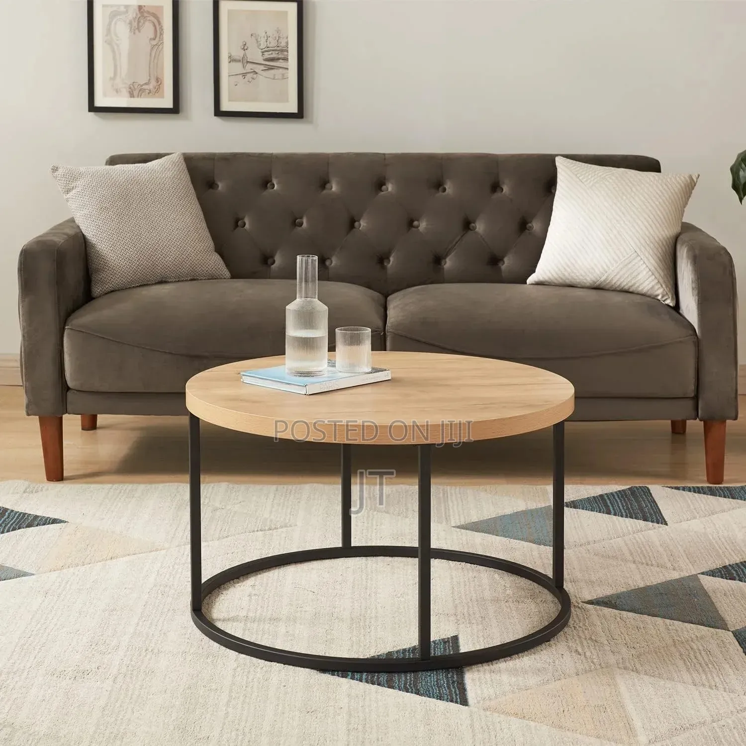 Nobel Wooden Round Coffee Table