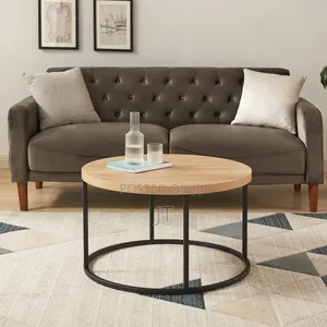 Nobel Wooden Round Coffee Table