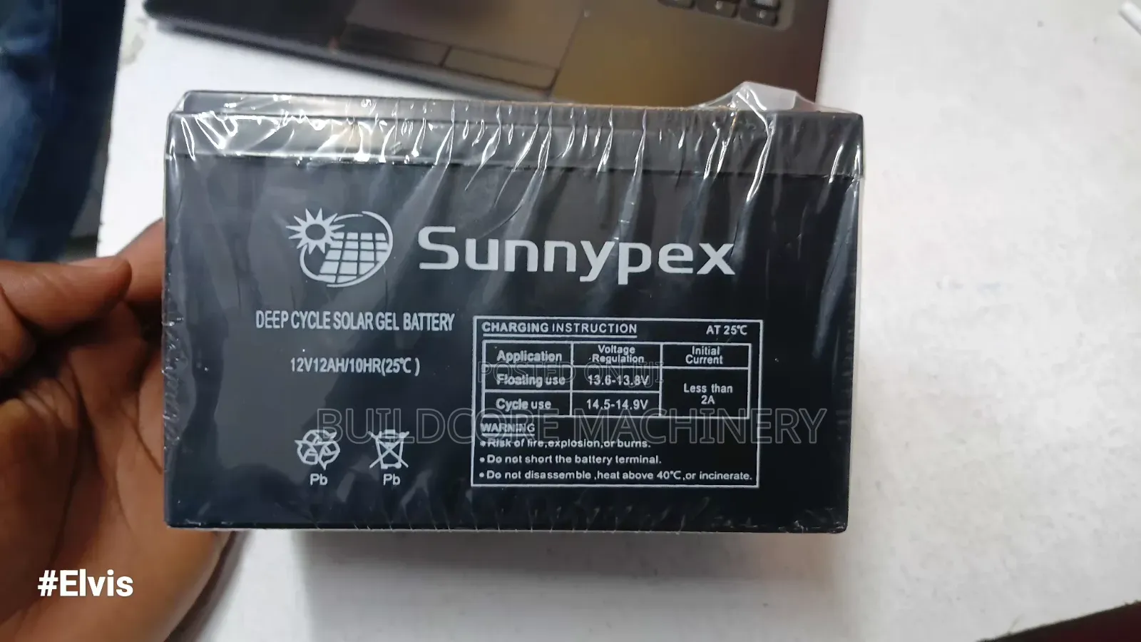 Sunnypex 12ah 12v Ups Battery
