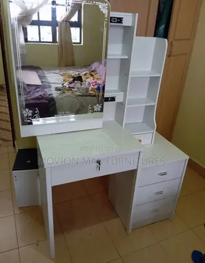 White Mirror Table Dressing Table