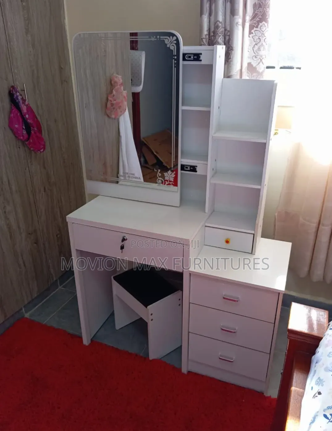 White Mirror Table Dressing Table