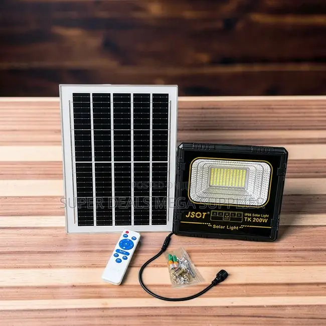 Wide Coverage 200W Watts Outdoor Security LED Solar Flood Light