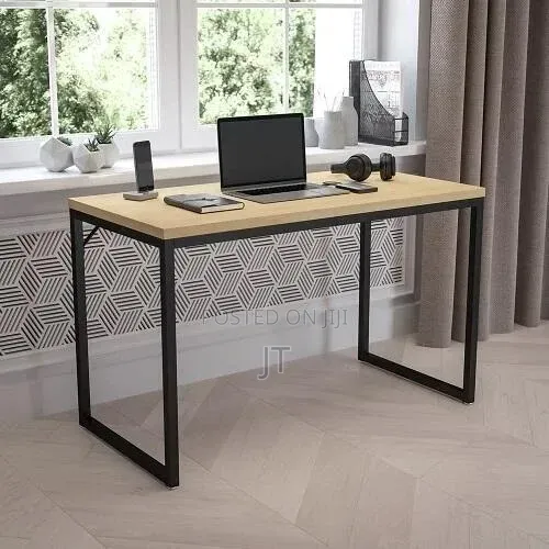 Olympus 1.2M Office Desk Workstation With White/Black Metal Frame