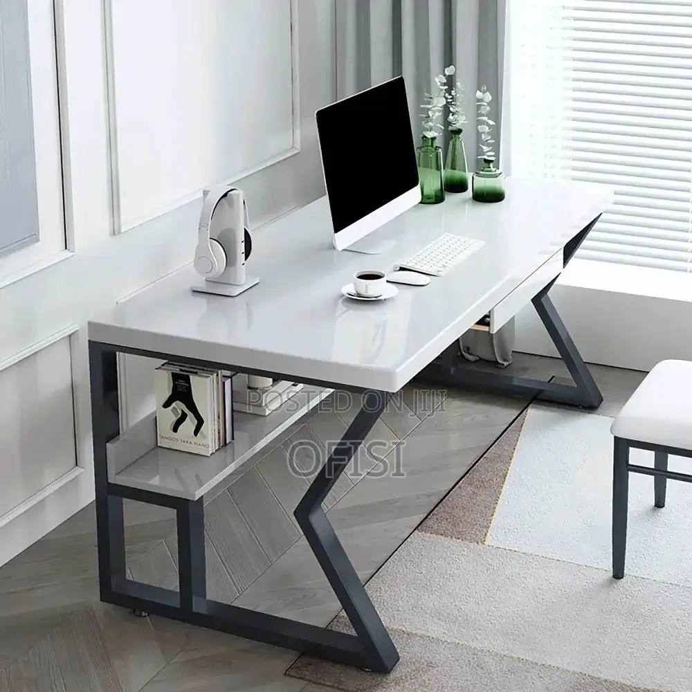 Office Desk; White Study 1.2m Office Desk