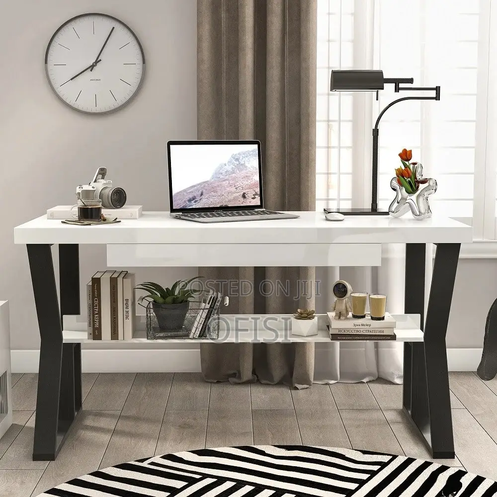 Office Desk; White Study 1.2m Office Desk