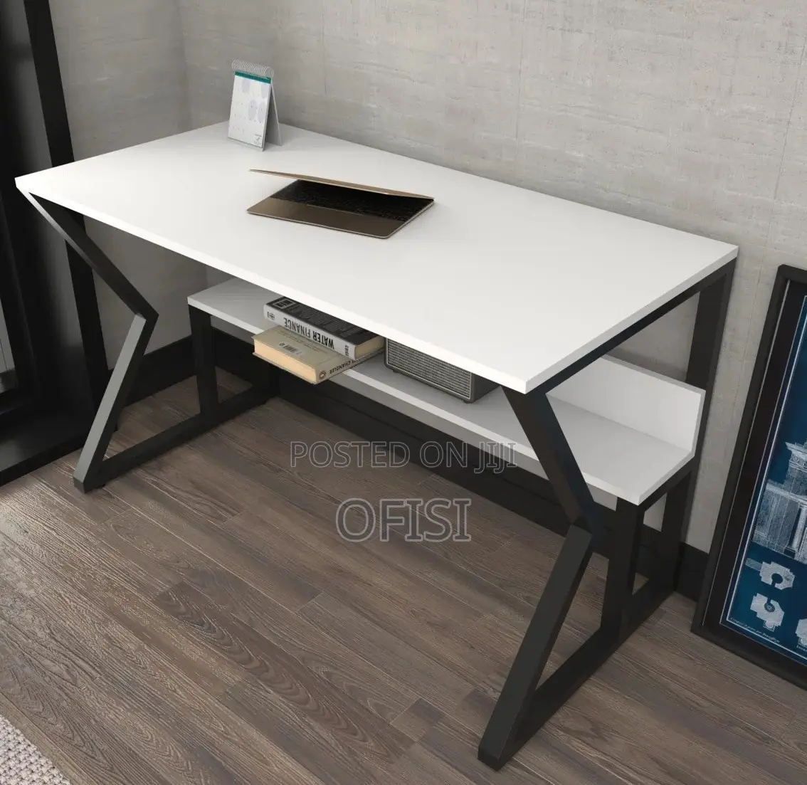 Office Desk; White Study 1.2m Office Desk