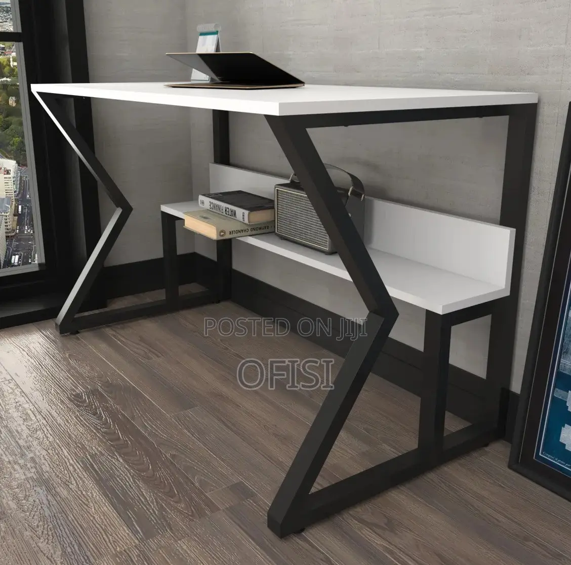Office Desk; White Study 1.2m Office Desk