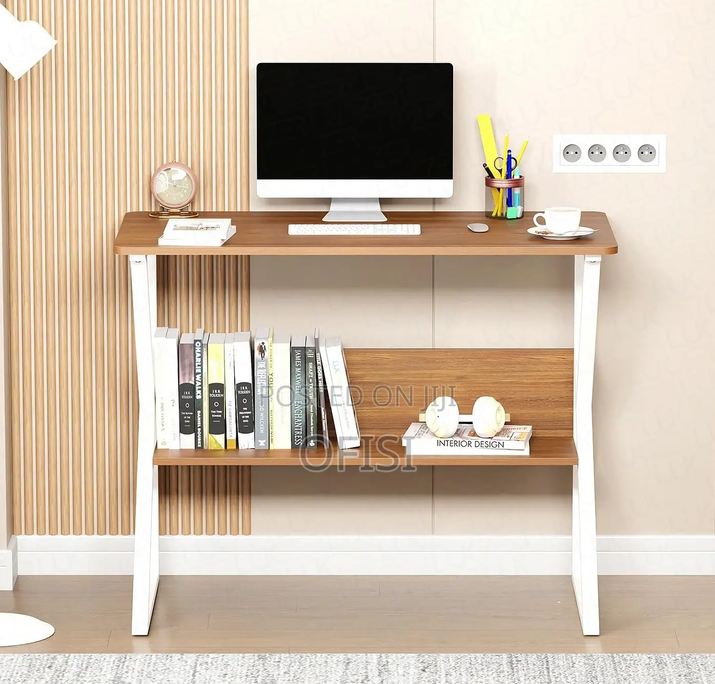 Office Desk; White Study 1.2m Office Desk