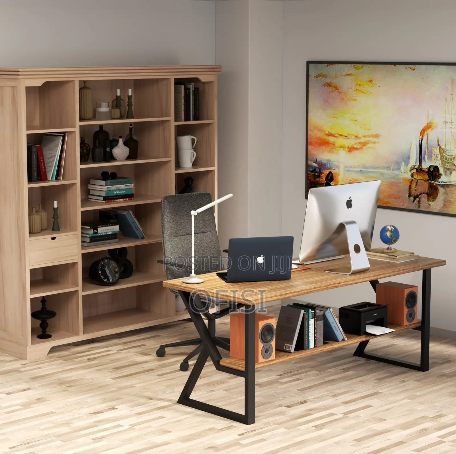 Office Desk; White Study 1.2m Office Desk