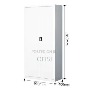 Office Cabinet; Metal Storage Cabinet With 2 Doors