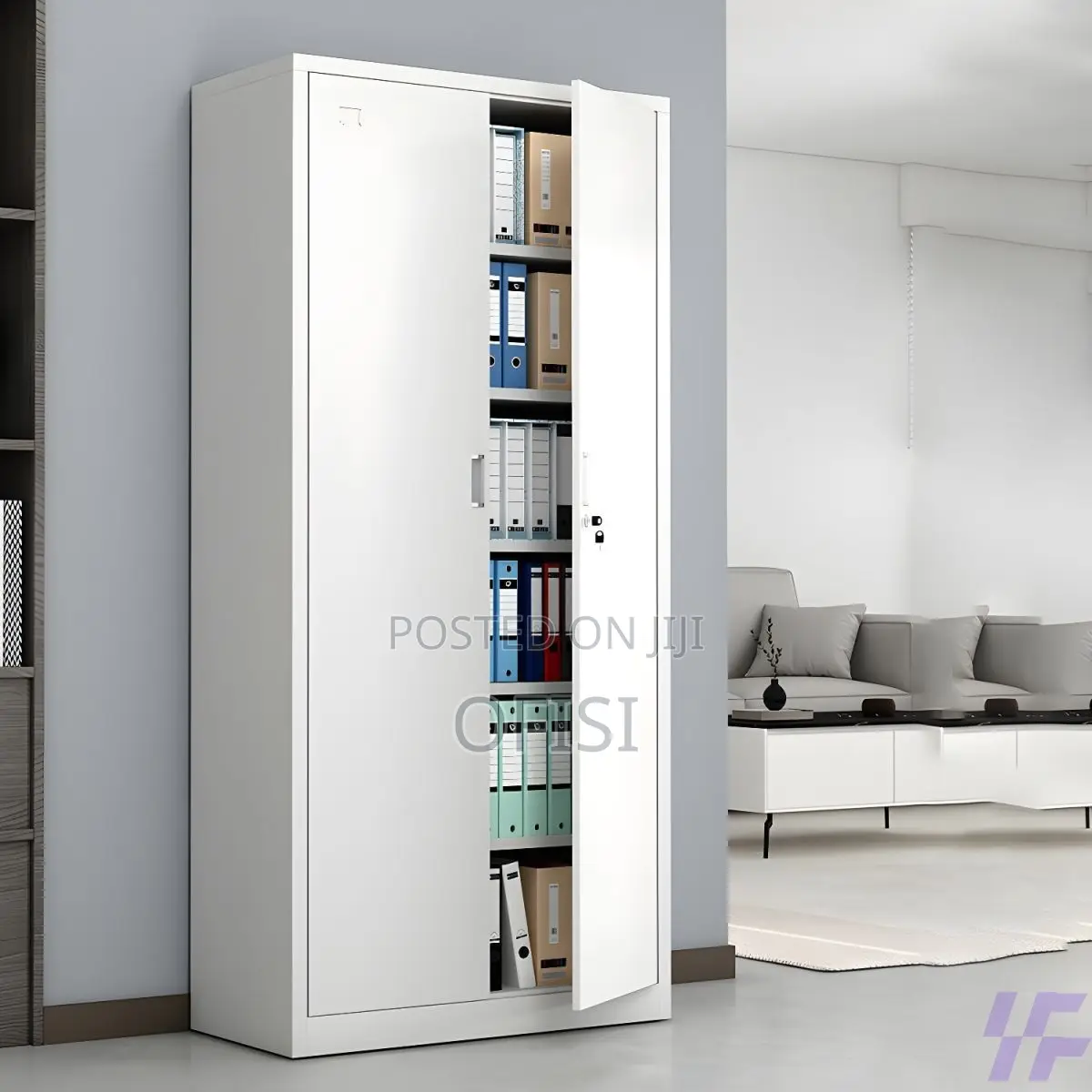 Office Cabinet; Metal Storage Cabinet With 2 Doors