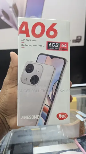 New Itel A06 64 GB Gray