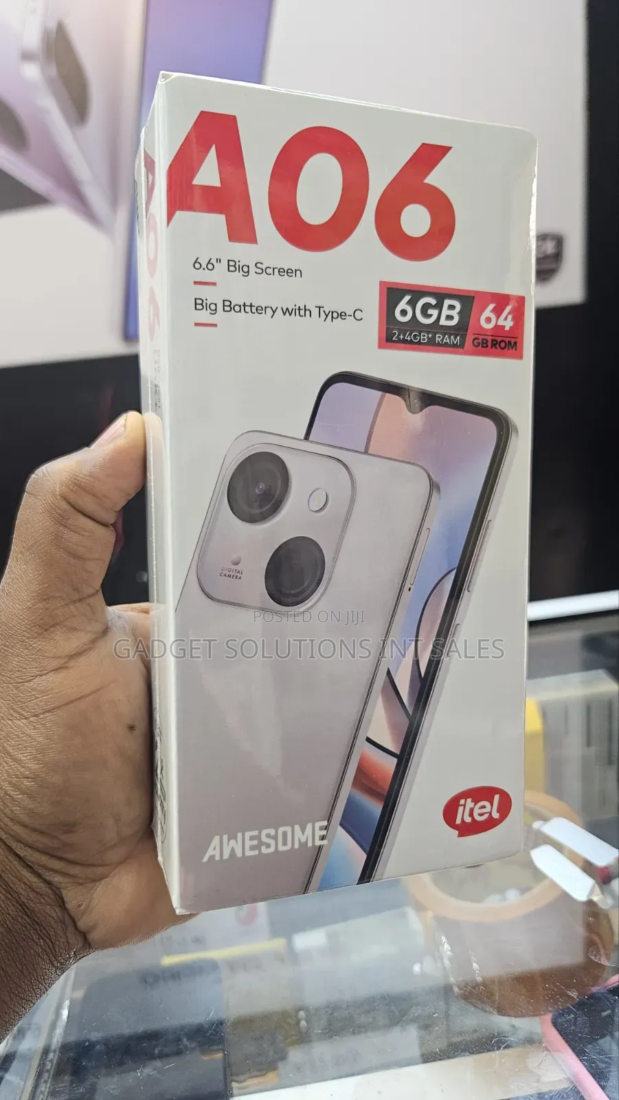 New Itel A06 64 GB Gray