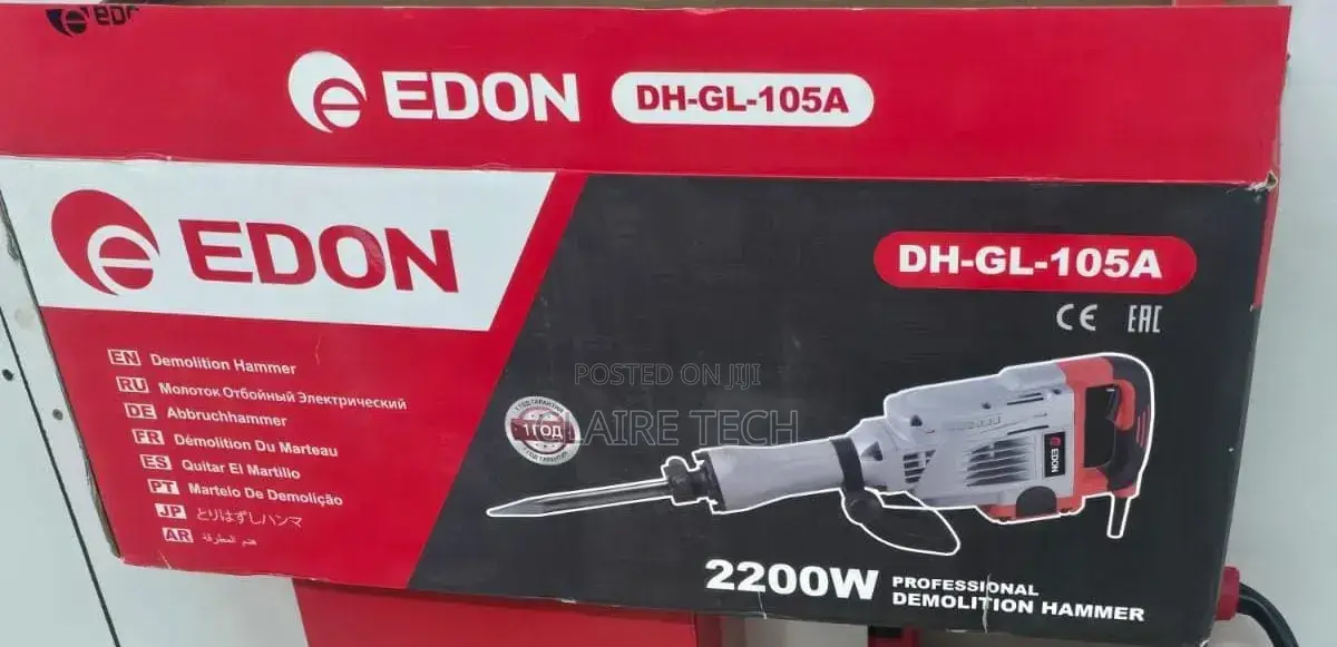 2200w 17kgs Heavy Duty Edon Demolisher 
105a