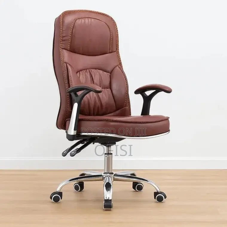 Office Chair; Brown Generic Orthopedic Office Chair