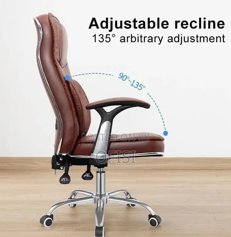 Office Chair; Brown Generic Orthopedic Office Chair