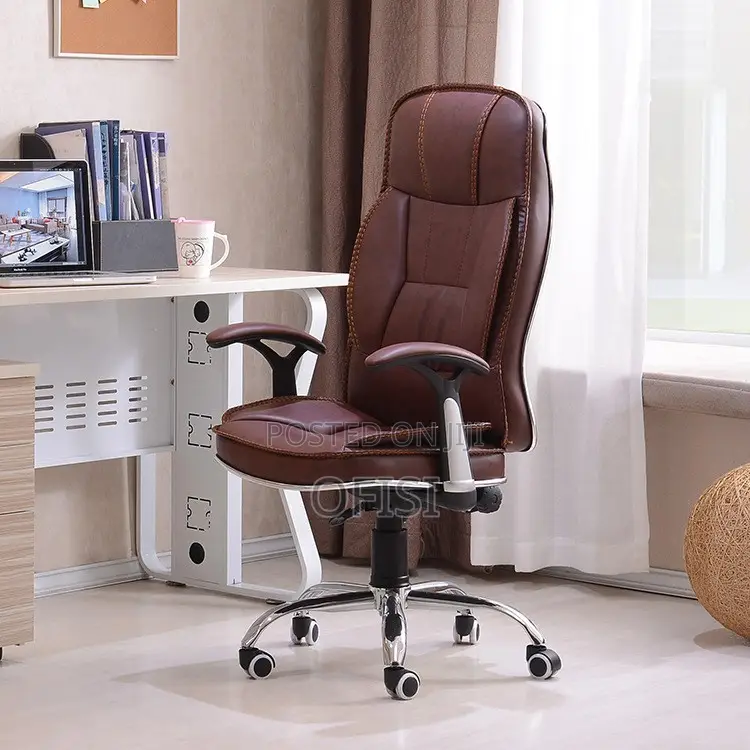 Office Chair; Brown Generic Orthopedic Office Chair