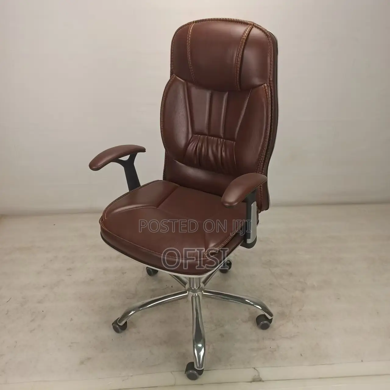 Office Chair; Brown Generic Orthopedic Office Chair
