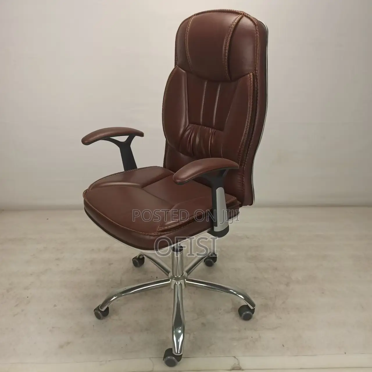 Office Chair; Brown Generic Orthopedic Office Chair