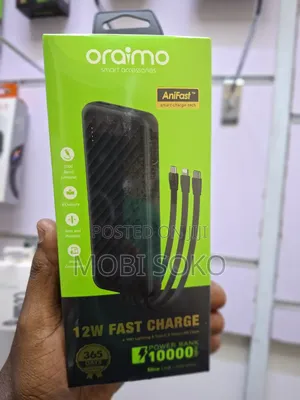 Oraimo Slice Link 10000mAh 12W Power Bank