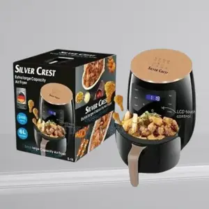 Heat-Efficient Silver Crest 4/5/6/8l Touch Screen Digital Air Fryer