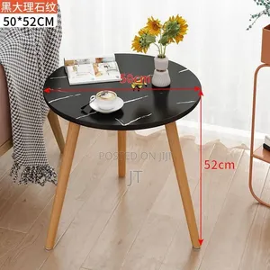 Nordic Style Minimalist Round Coffee Table (Size : 50*52cm)