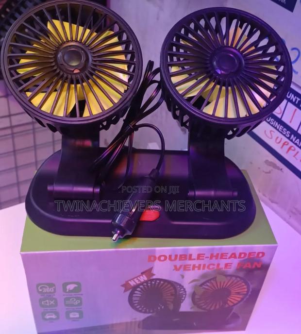 Double Headed Car Fan - thumbnail 2