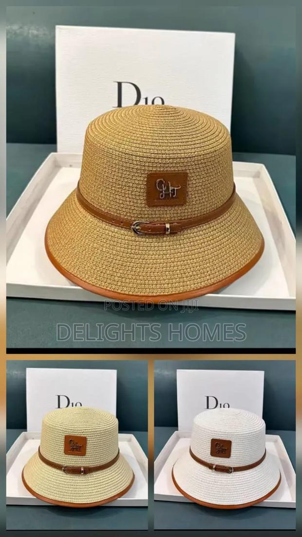 Flat Straw Summer Hats_za - thumbnail 2