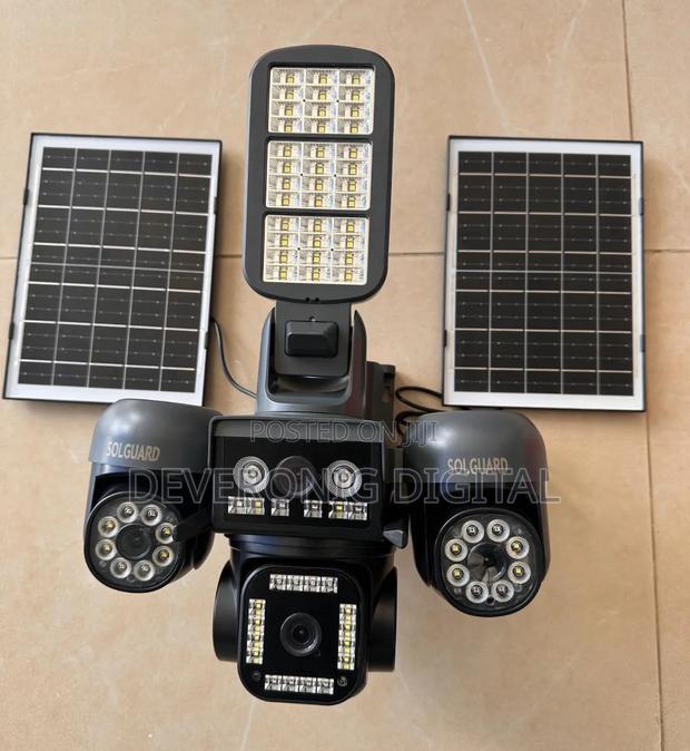4Lens PTZ Both Three Lens One Bullet SOLGUARD Solar Camera Advantage