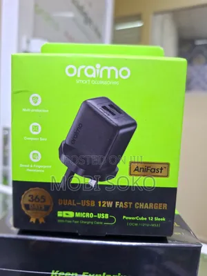 Oraimo PowerCube 12 Sleek 12W Fast Charger