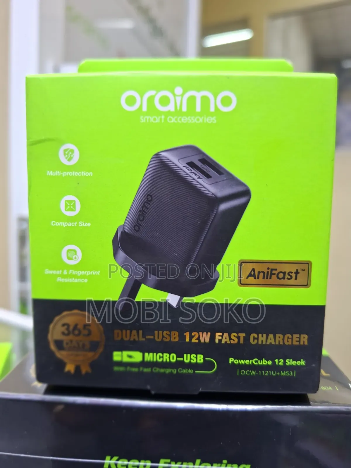 Oraimo PowerCube 12 Sleek 12W Fast Charger