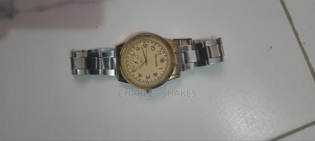 Silver Golden Watch
