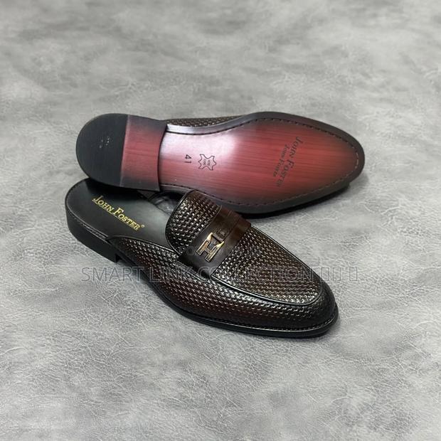 John Foster Leather Mules
