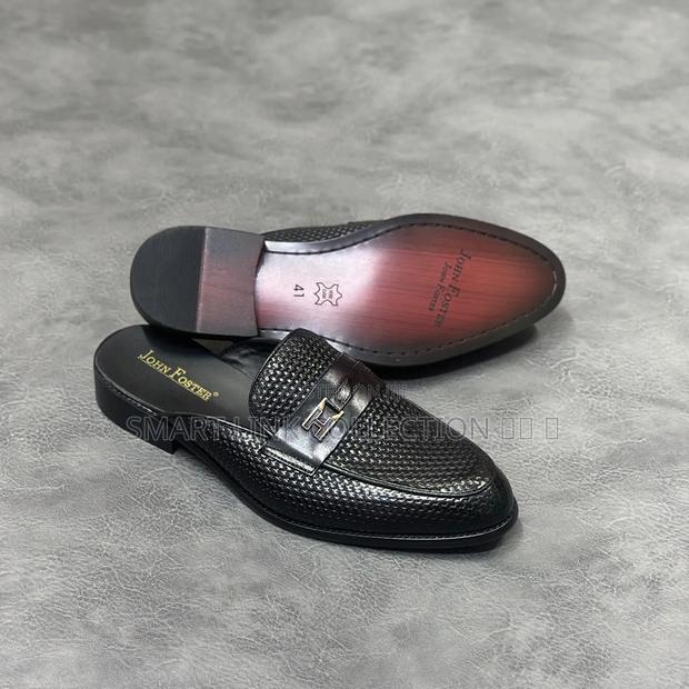 John Foster Leather Mules - thumbnail 2