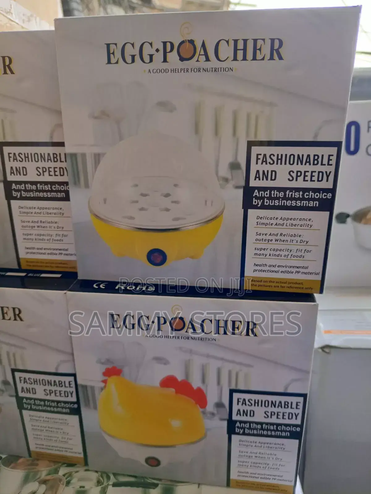 Portable Electric Egg Boiler Quick Egg Steamer for Breakfasts