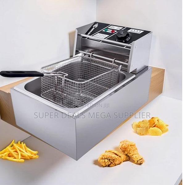 High-Value 4l/6l/10l Electric Single Tank Stainless Steel Deep Fryer