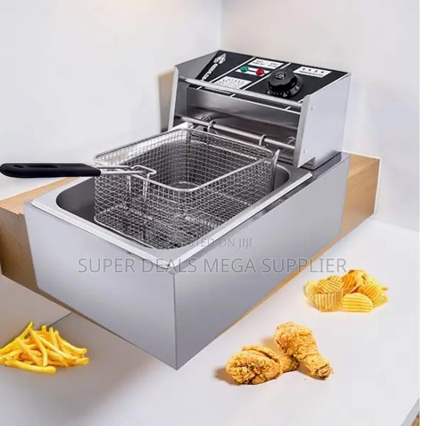 High-Value 4l/6l/10l Electric Single Tank Stainless Steel Deep Fryer