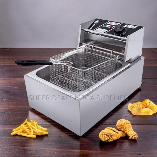Functional 4l/6l/10l Electric Single Tank Stainless Steel Deep Fryer