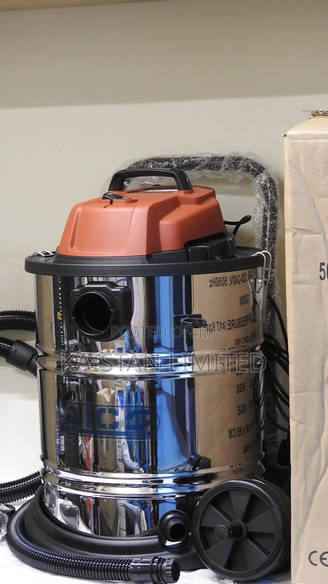Aico 50L Heavy Duty Wet Dry Vacuum Cleaner for Car Wash Detailing