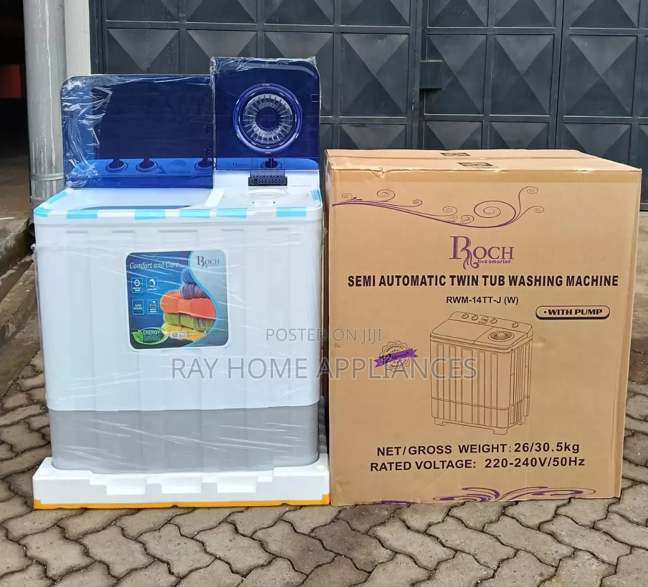 Roch Washing Machine 14 Kg Twin Tub Semi Automatic