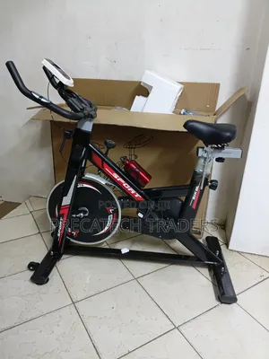 Fitness Spin Bike With Comfortable Seat LCD Monitor