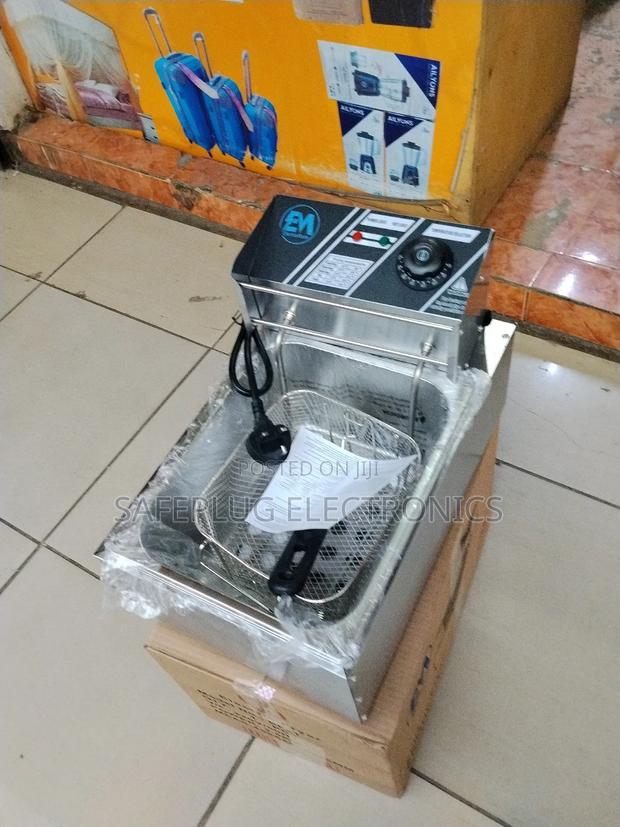 Heavy Duty 6L Stainless Steel Deep Fryer – ElectroMate